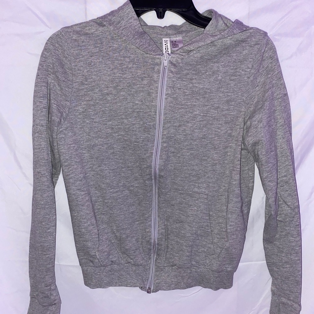 zip-up hoodie